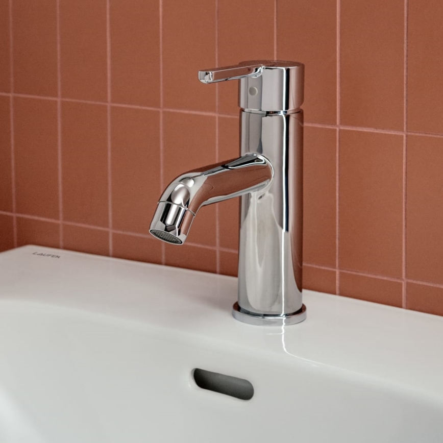 LAUFEN H3110810041201 - Kraan voor wastafel LUA 19,2 cm glanzend chroom