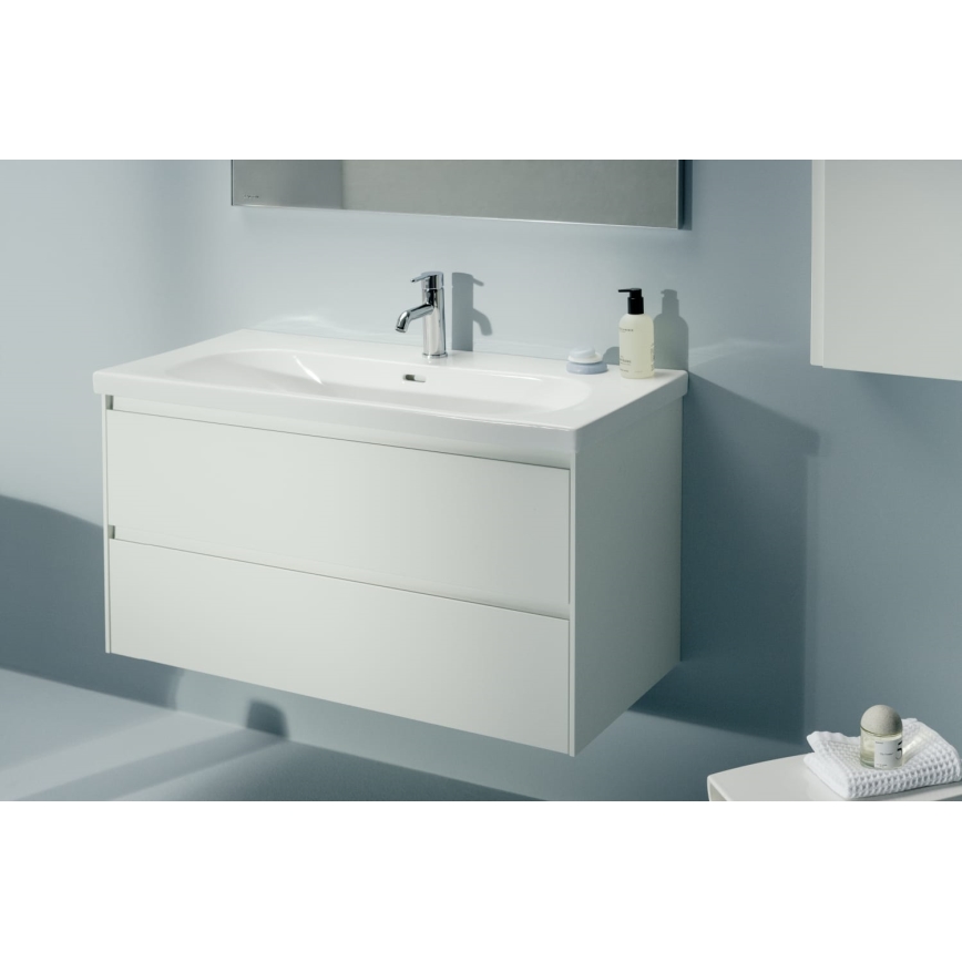 LAUFEN H3110810041201 - Kraan voor wastafel LUA 19,2 cm glanzend chroom