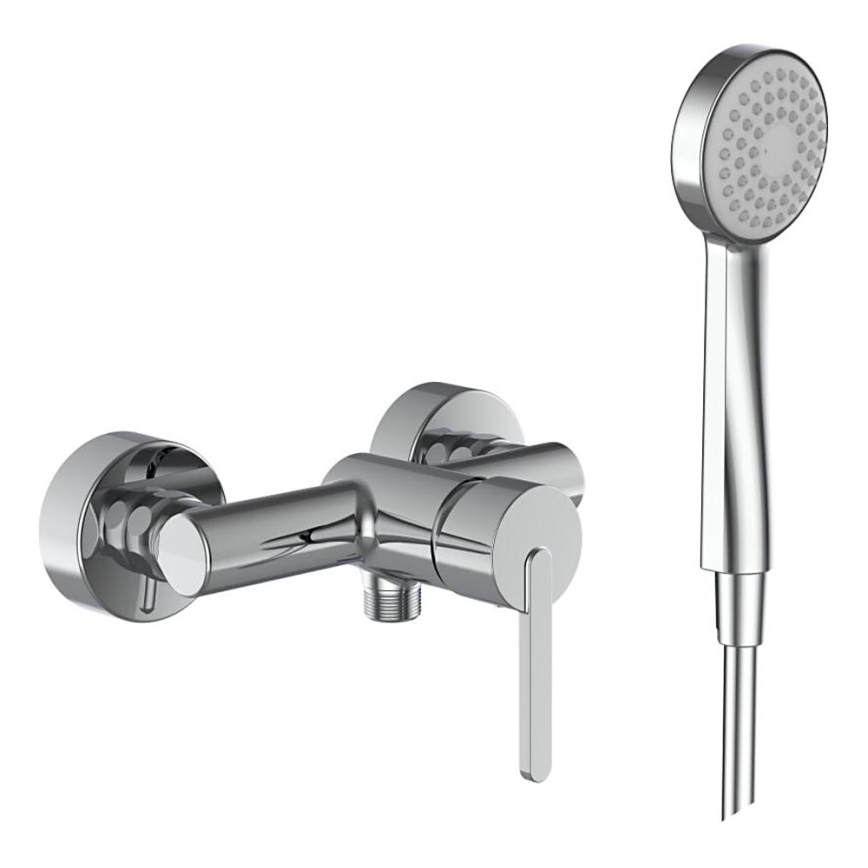 LAUFEN H3310810041311 - Doucheset met mengkraan LUA, glanzend chroom
