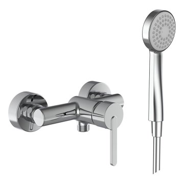 LAUFEN H3310810041311 - Ensemble de douche avec mitigeur LUA, chrome brillant