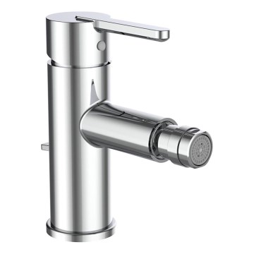 LAUFEN H3410810041141 - Bidet kraan + afval met overloop LUA glanzend chroom