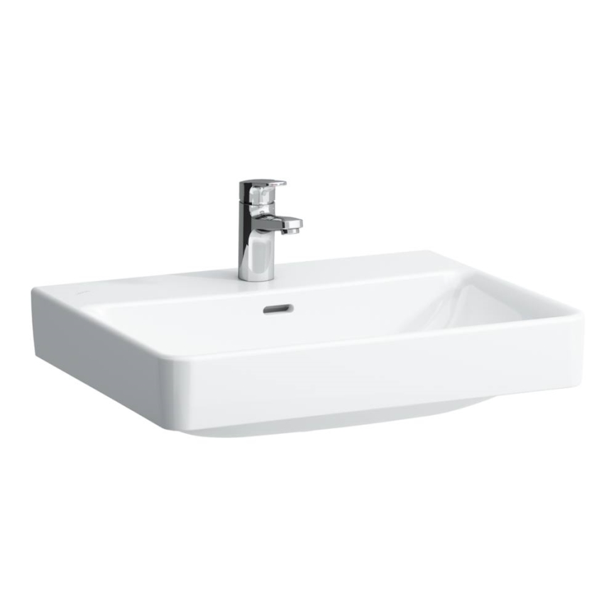 LAUFEN H8109630001091 - Aanrecht wastafel/aan de muur bevestigd PRO 60x46,5 cm keramiek/wit