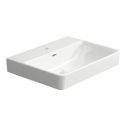 LAUFEN H8109630001091 - Aanrecht wastafel/aan de muur bevestigd PRO 60x46,5 cm keramiek/wit
