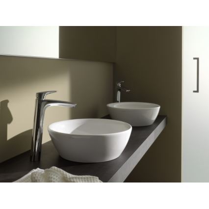 LAUFEN H8129620001091 - Aanrecht wastafel PRO diameter 42 cm keramiek/wit