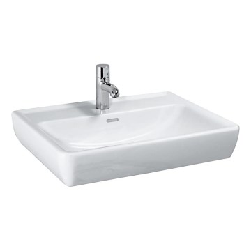 LAUFEN H8189510001041 - Aanrecht wastafel/aan de muur bevestigd PRO 55x48 cm keramiek/wit