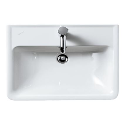 LAUFEN H8189510001041 - Aanrecht wastafel/aan de muur bevestigd PRO 55x48 cm keramiek/wit