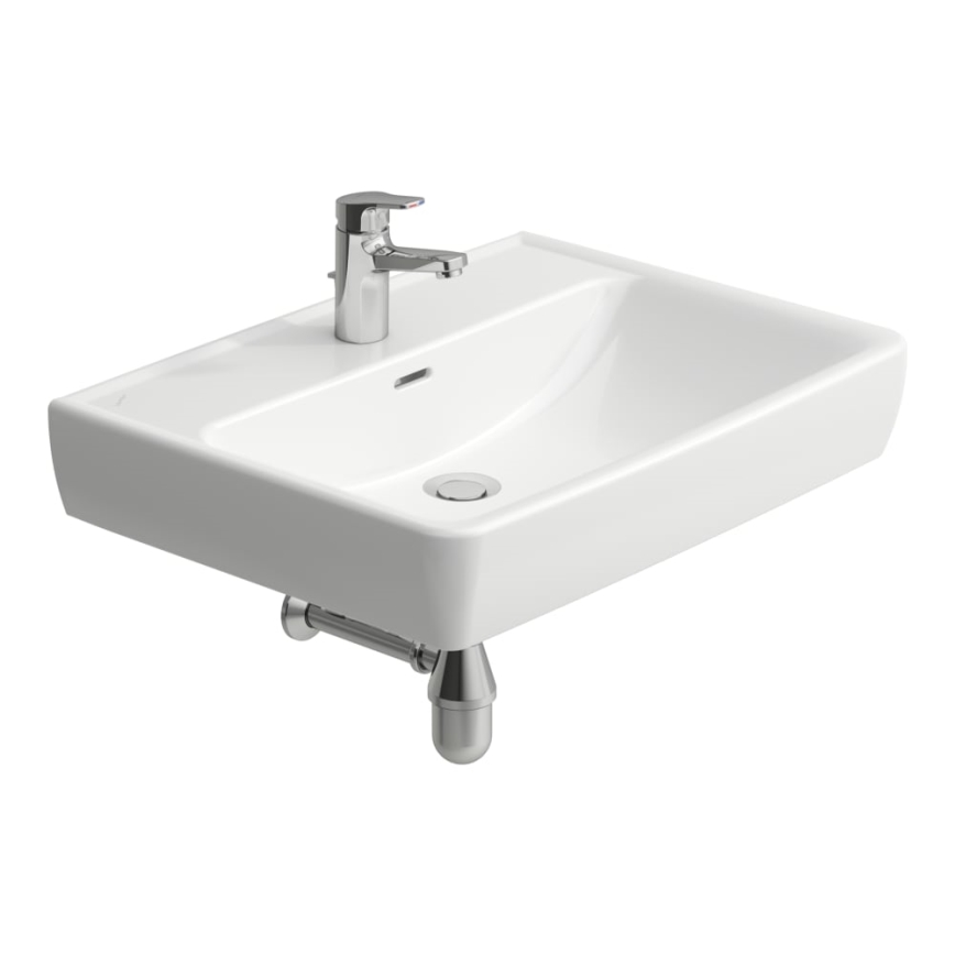 LAUFEN H8189530001041 - Aanrecht wastafel/aan de muur bevestigd PRO 65x48 cm keramiek/wit
