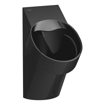 LAUFEN H8402867160001 - Urinoir à capteur VAL 230V, arrivée arrière, évacuation arrière, céramique/noir mat