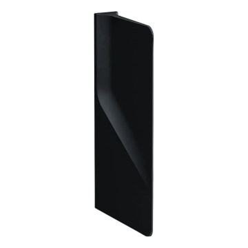 LAUFEN H8472800200001 - Cloison de séparation pour urinoir VAL 69x37 cm céramique/noir brillant