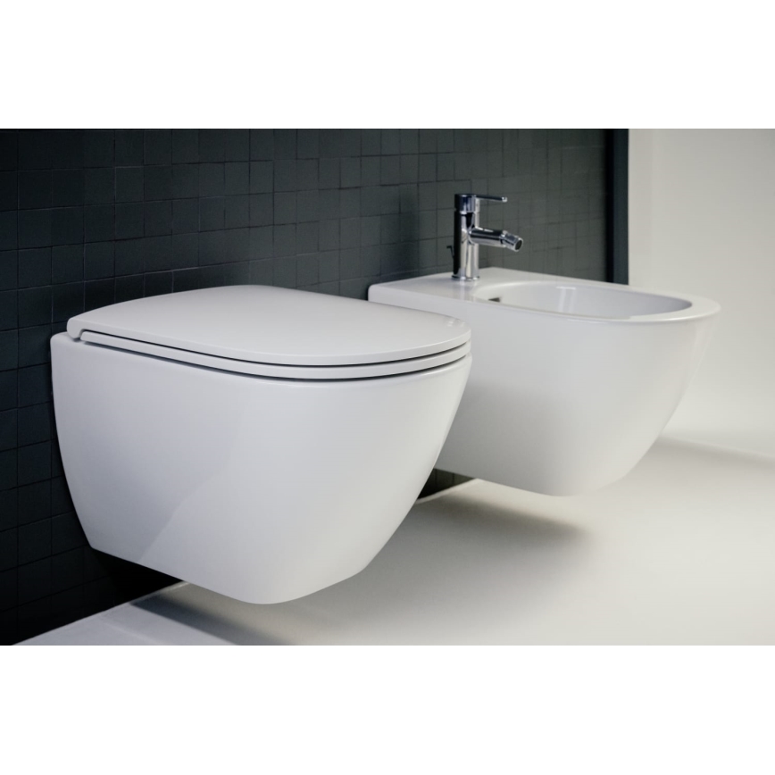 LAUFEN H8660800000001 - Wandhangend toilet LUA, keramiek/wit + SoftClose toiletbril LUA, duroplast/wit