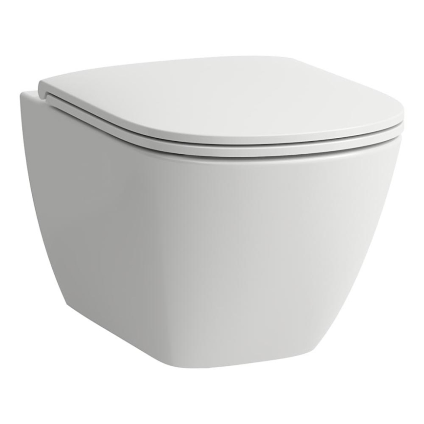 LAUFEN H8660800000001 - Wandhangend toilet LUA, keramiek/wit + SoftClose toiletbril LUA, duroplast/wit