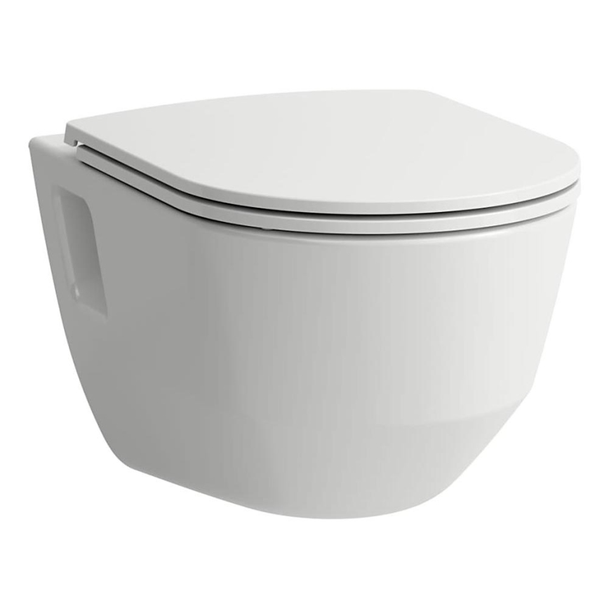 LAUFEN H8669540000001 - Wandcloset PRO keramiek/wit + SoftClose PRO toiletzitting duroplast/wit