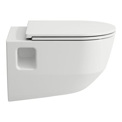 LAUFEN H8669540000001 - Wandcloset PRO keramiek/wit + SoftClose PRO toiletzitting duroplast/wit