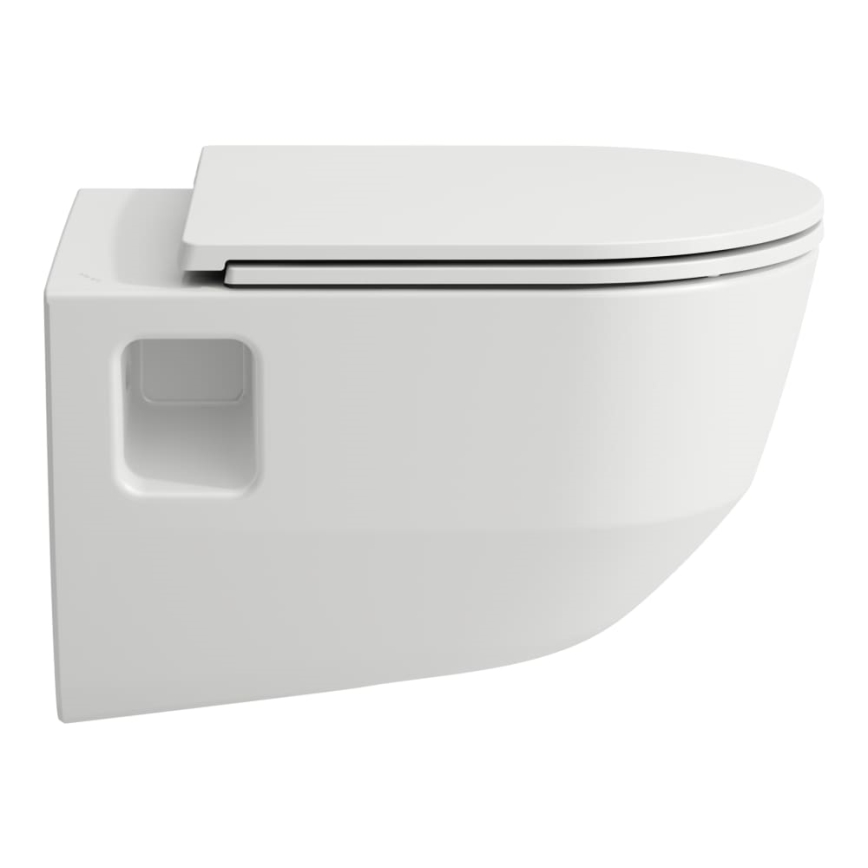 LAUFEN H8669540000001 - Wandcloset PRO keramiek/wit + SoftClose PRO toiletzitting duroplast/wit