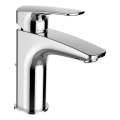LAUFEN HF500701100000 - Wastafelmengkraan + overloopafvoer LAURIN 16,2 cm glanzend chroom
