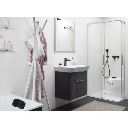 LAUFEN HF500702428000 - Wastafelmengkraan LAURIN 16,2 cm mat zwart titanium