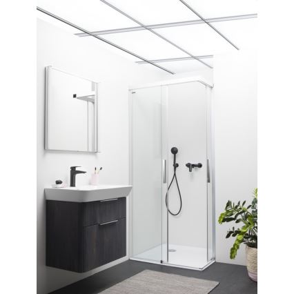 LAUFEN HF500702428000 - Wastafelmengkraan LAURIN 16,2 cm mat zwart titanium