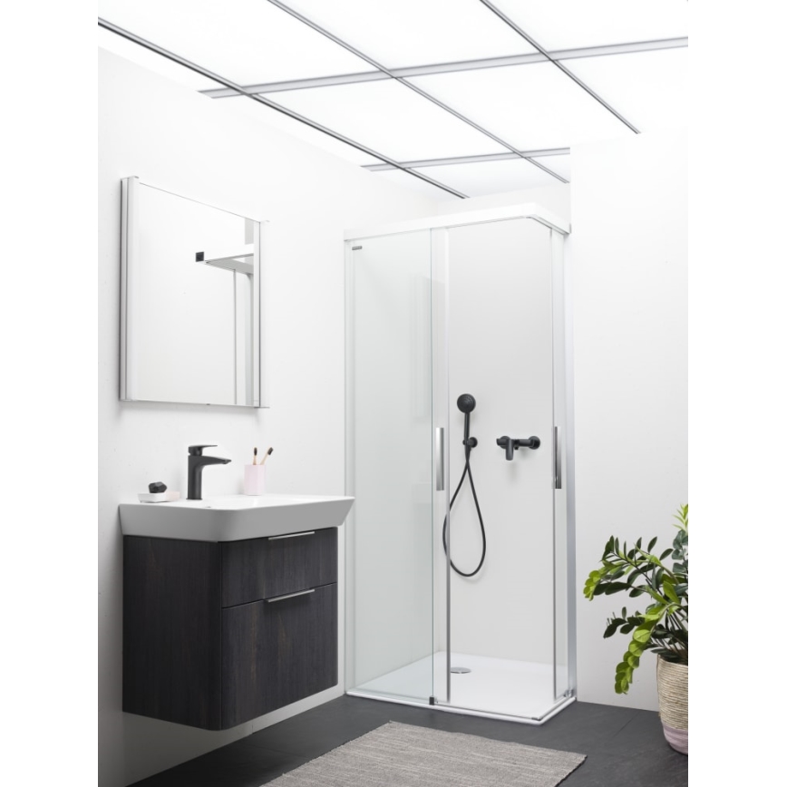 LAUFEN HF500702428000 - Wastafelmengkraan LAURIN 16,2 cm mat zwart titanium