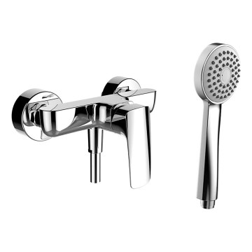 LAUFEN HF500750100600 - Ensemble de douche avec mitigeur LAURIN, chrome brillant