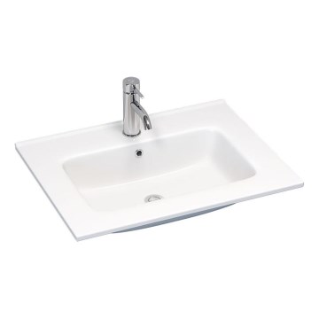 Lavabo encastré LILLESNAD 61x46 cm en céramique, blanc