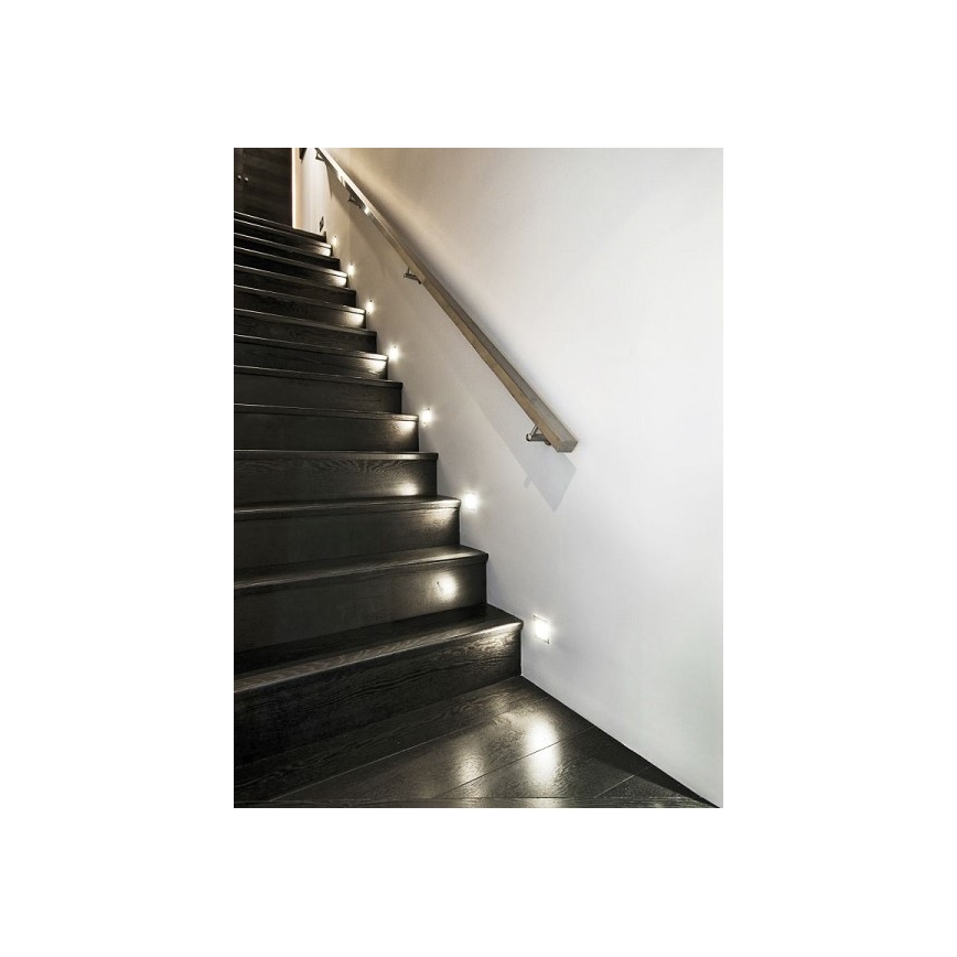 LDST DI-01-B-BZ12 - Luminaire d'escalier DIANA LED/1,2W/230V blanc 6500K