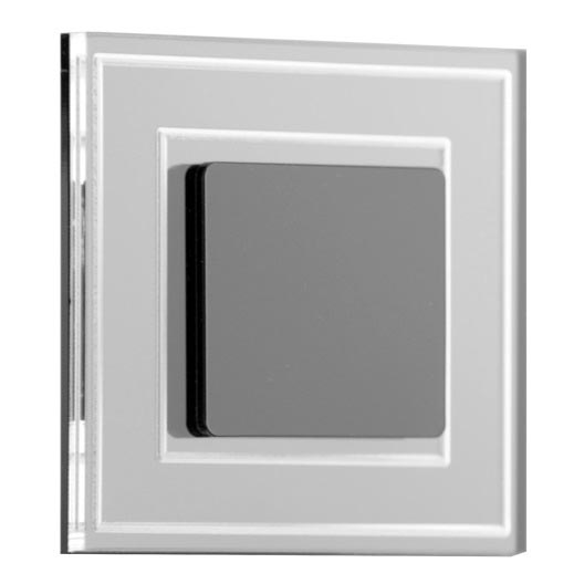 LDST KE-01-CB-BZ8 - LED Trapverlichting KELLY 8xLED/1,2W/230V glanzend zwart 6500K