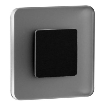 LDST SW-01-SC-BZ8 - LED Trapverlichting SWIFT 8xLED/1,2W/230V mat zwart 6500K