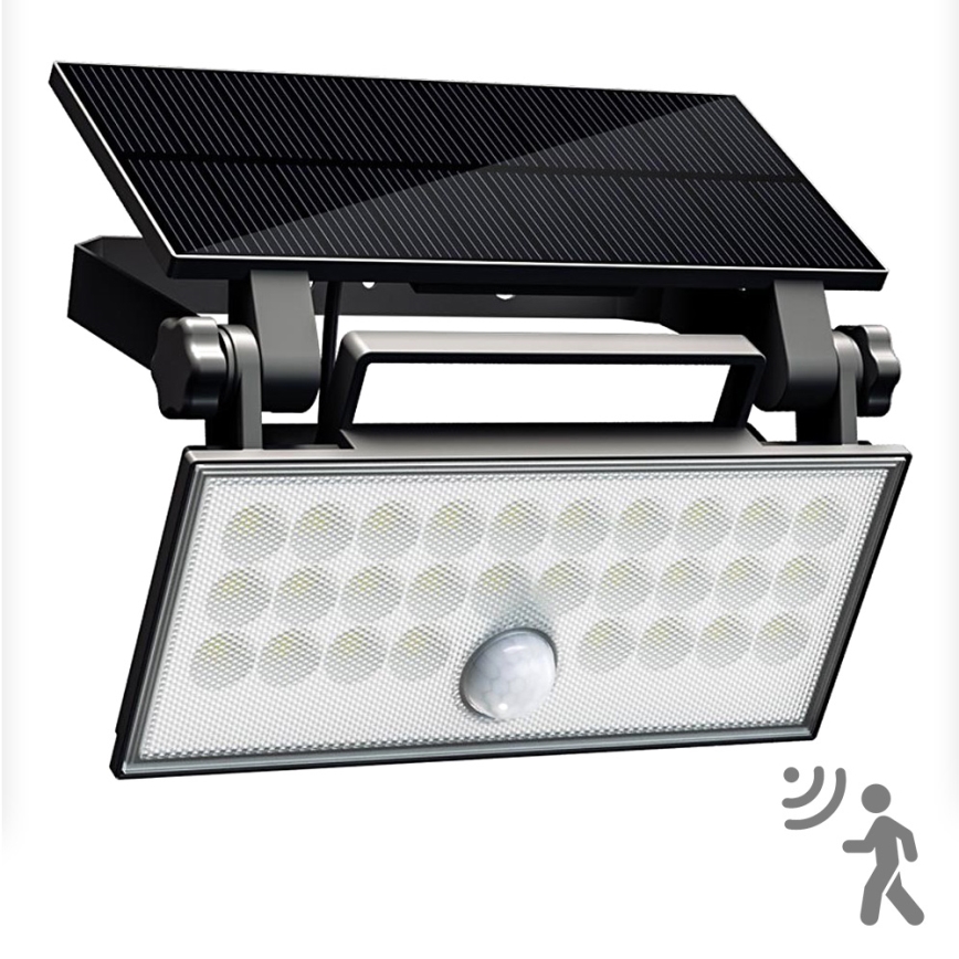 Le luminaire - Projecteur mural solaire avec détecteur HELEON PRO LED/8W/3,7V IP65 4000K 2600 mAh