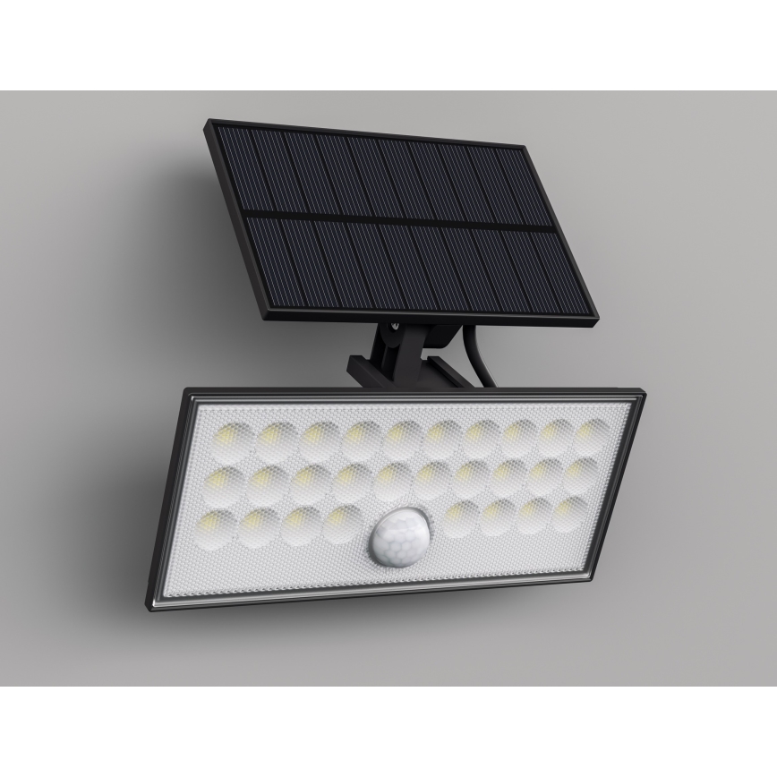Top Light - Projecteur mural solaire avec détecteur HELEON VARIO LED/8W/3,7V IP65 4000K 2200 mAh + Télécommande