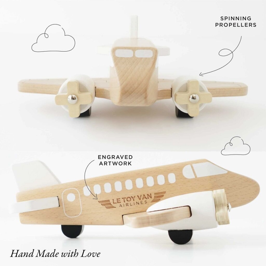 Le Toy Van - Avion en bois