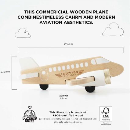 Le Toy Van - Avion en bois