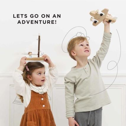 Le Toy Van - Houten vliegtuig