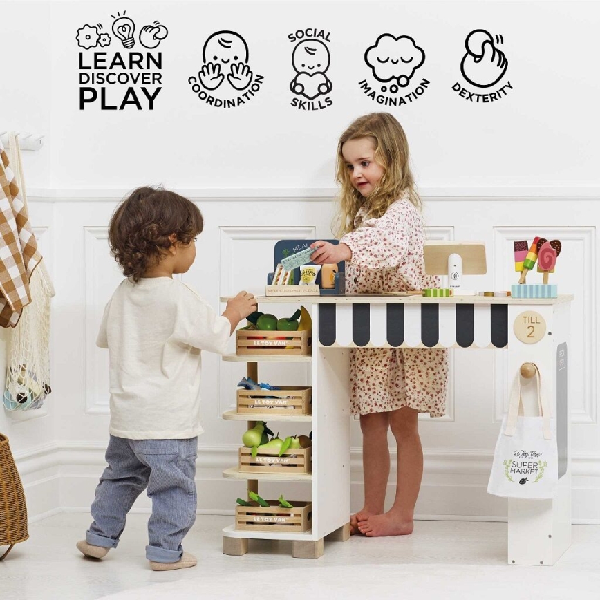 Le Toy Van - Marktkraam met kassa en toebehoren