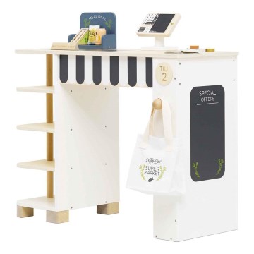 Le Toy Van - Stand de marché avec caisse enregistreuse et accessoires
