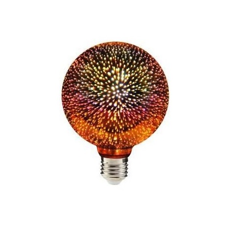LED 3D Ampoule décorative G95 E27/3,5W/230V