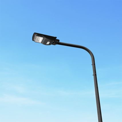 LED Lampe solaire à intensité variable avec détecteur de mouvement et de crépuscule LED/6W/3,2V 6000K IP65 5000 mAh noir + Télécommande