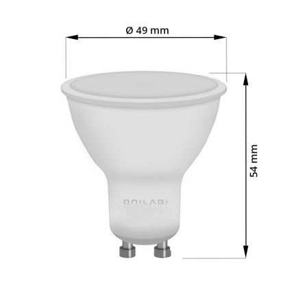 LED Ampoule ECOLINE GU10/7W/230V 4000K - Brilagi