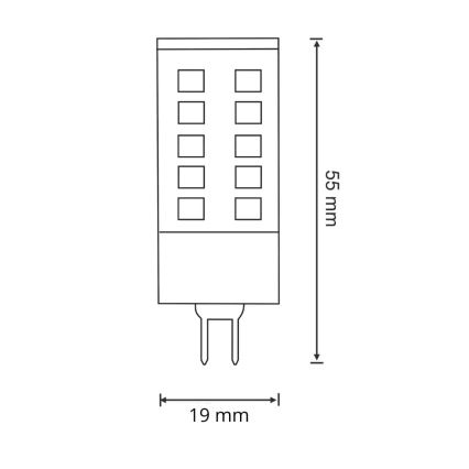 LED Ampoule G9/4W/230V 4000K