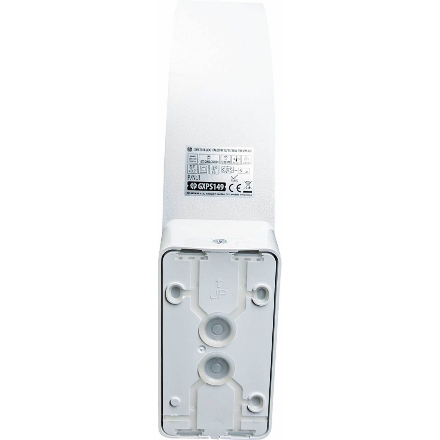 LED Applique extérieure dimmable avec capteur de mouvement et crépusculaire LED/12/15/20W/230V IP65 blanche