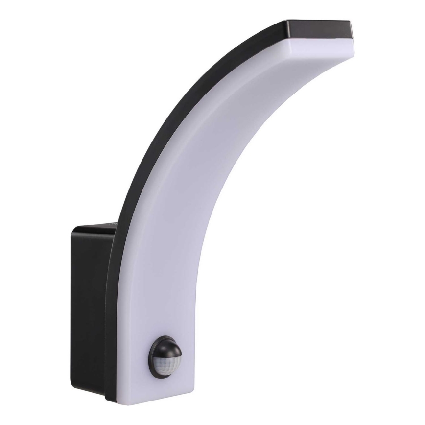 LED Applique extérieure dimmable avec capteur de mouvement et capteur crépusculaire LED/12/15/20W/230V IP65 noire