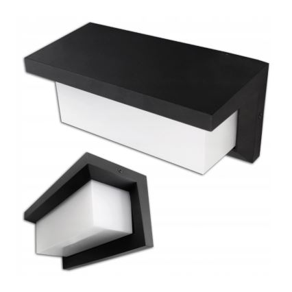 LED Applique murale d'extérieur LED/12W/230V IP54 noir