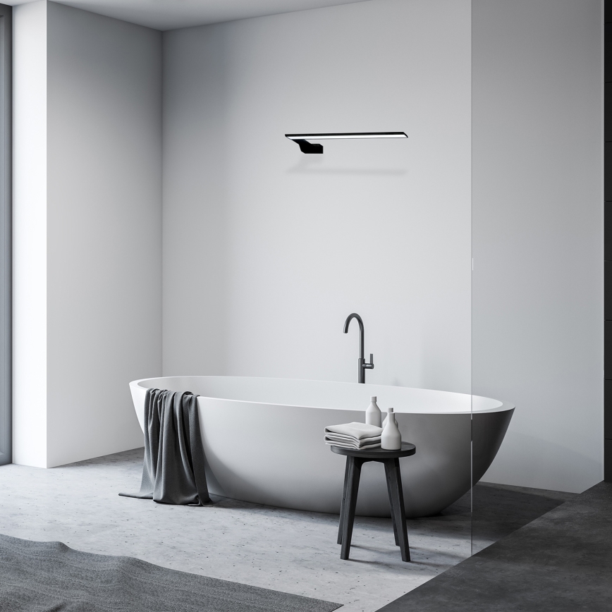 LED Applique murale pour salle de bains SHINE LED/11W/230V 45 cm IP44 noire