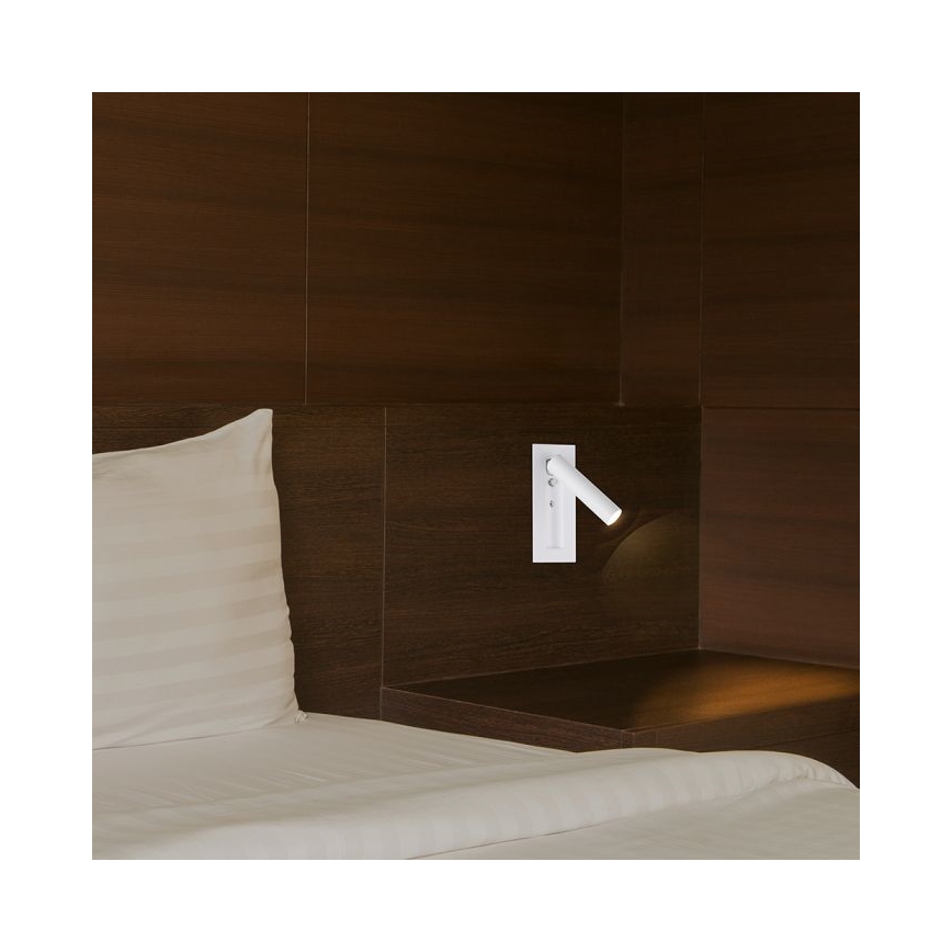 LED Applique murale spot LED/2W/230V 3000K blanche