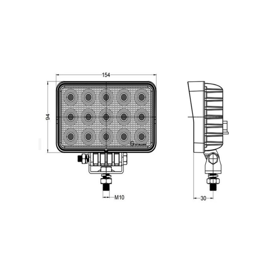 LED Autospot OSRAM LED/60W/10-30V IP68 5700K