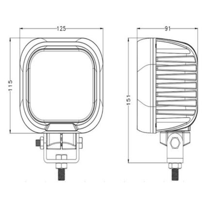 LED Autospot OSRAM LED/90W/10-30V IP68 5700K