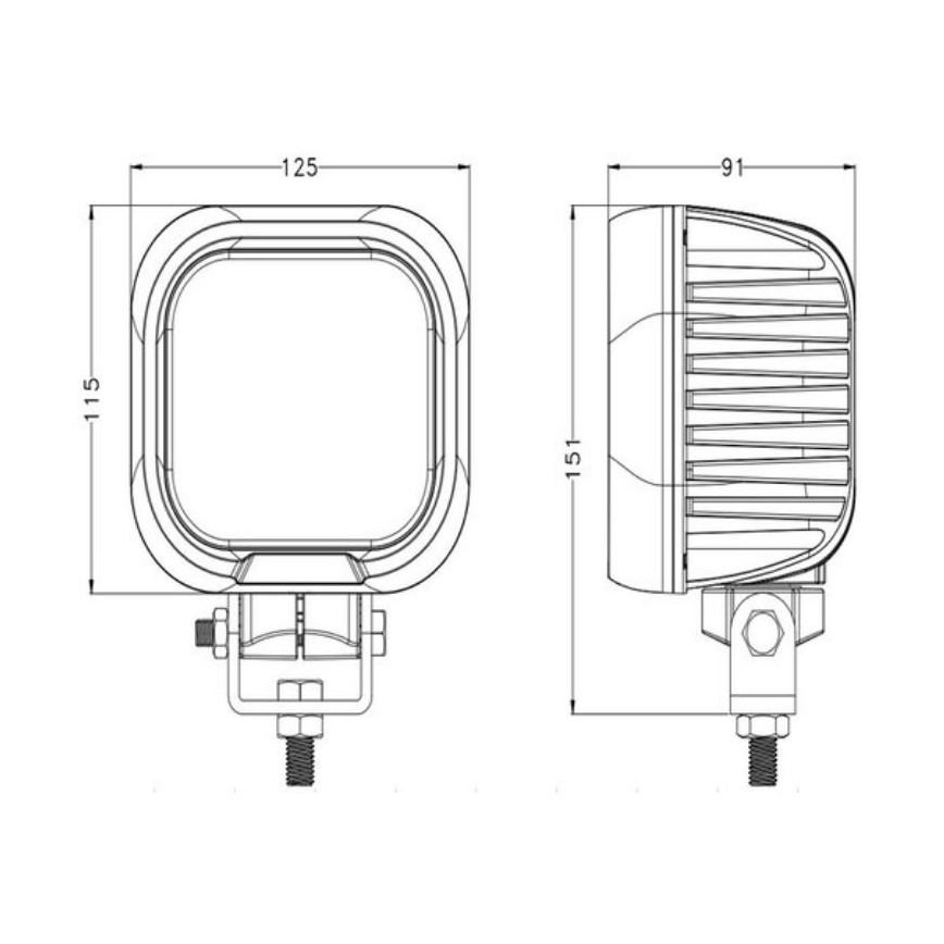 LED Autospot OSRAM LED/90W/10-30V IP68 5700K
