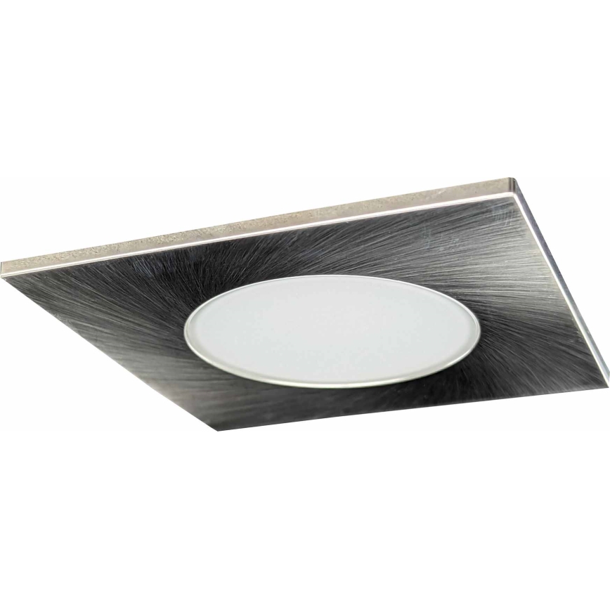 LED inbouwarmatuur voor badkamer BONO LED/8W/230V 3000K IP65 mat chroom