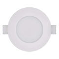 LED Badkamer inbouwspot LORI LED/4,5W/230V IP65 2700/4000K Ø 8,5 cm wit