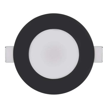 LED Badkamer inbouwspot LORI LED/4,5W/230V IP65 2700/4000K Ø 8,5 cm zwart
