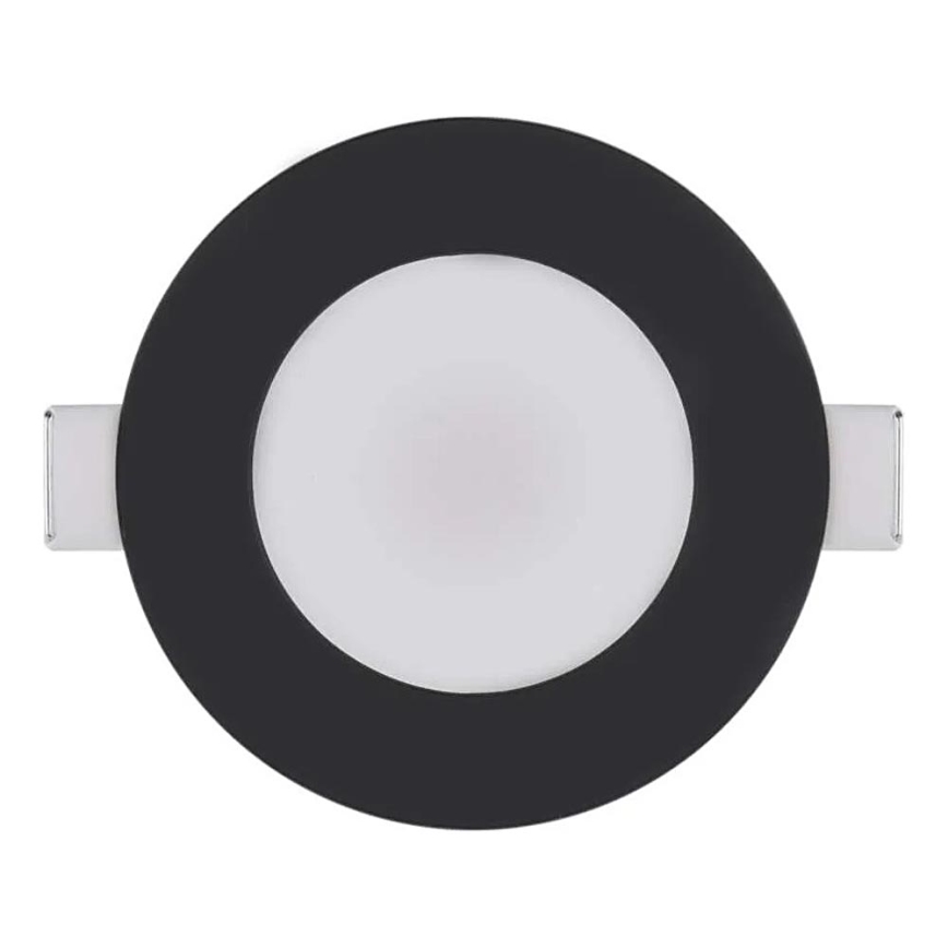 LED Badkamer inbouwspot LORI LED/4,5W/230V IP65 2700/4000K Ø 8,5 cm zwart